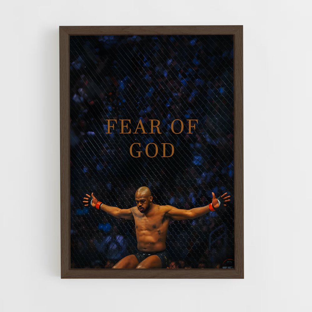 Poster Jon de jones – affiche MMA (vue 5)